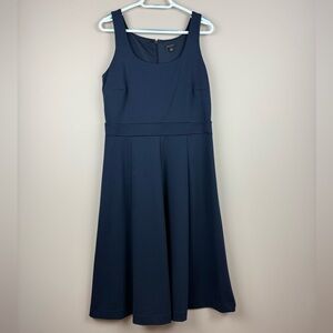 ANN TAYLOR | navy blue a-line Dress Size 10